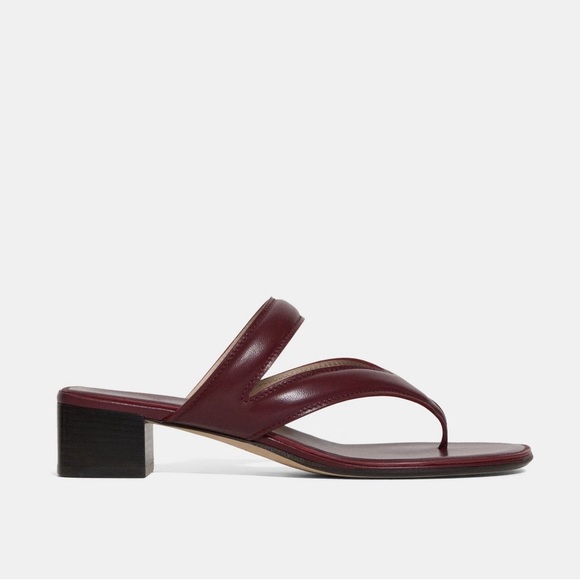 Theory Belted Sandal in Leather - Picture 2 of 3